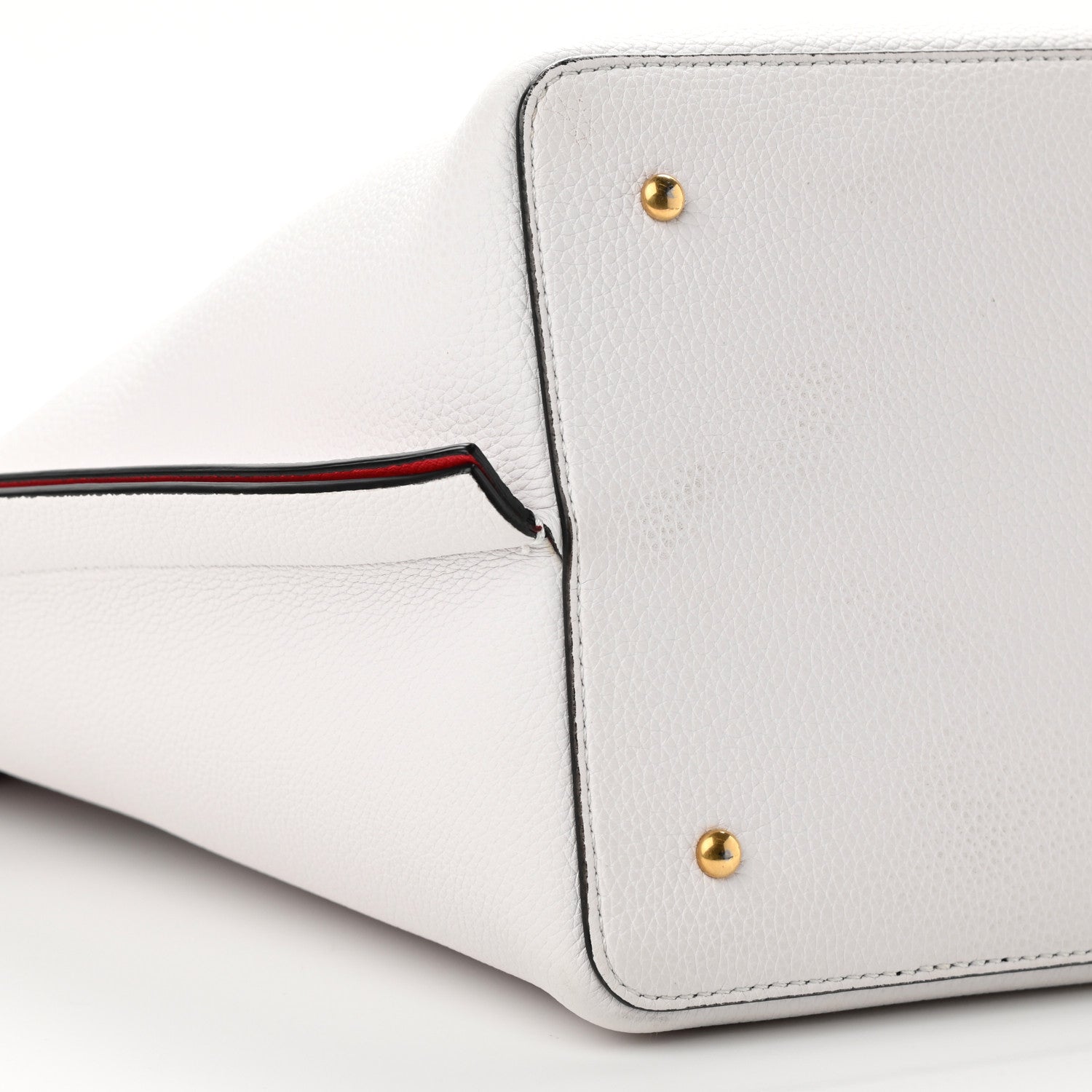 Valentino Garavani Grainy Calfskin VLogo Escape Hobo Bag White 9 of 12