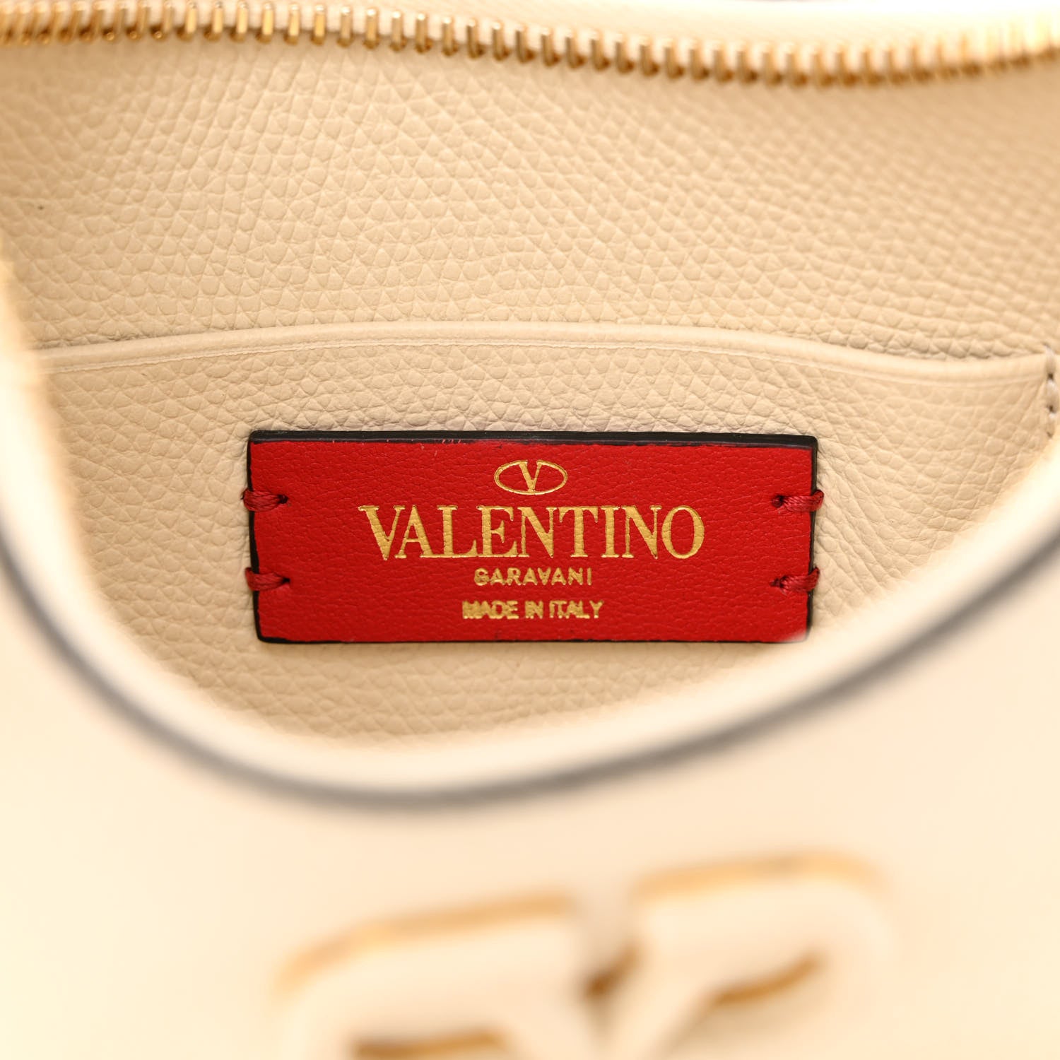 Valentino Garavani Calfskin Mini Vlogo Hobo Bag White 6 of 10
