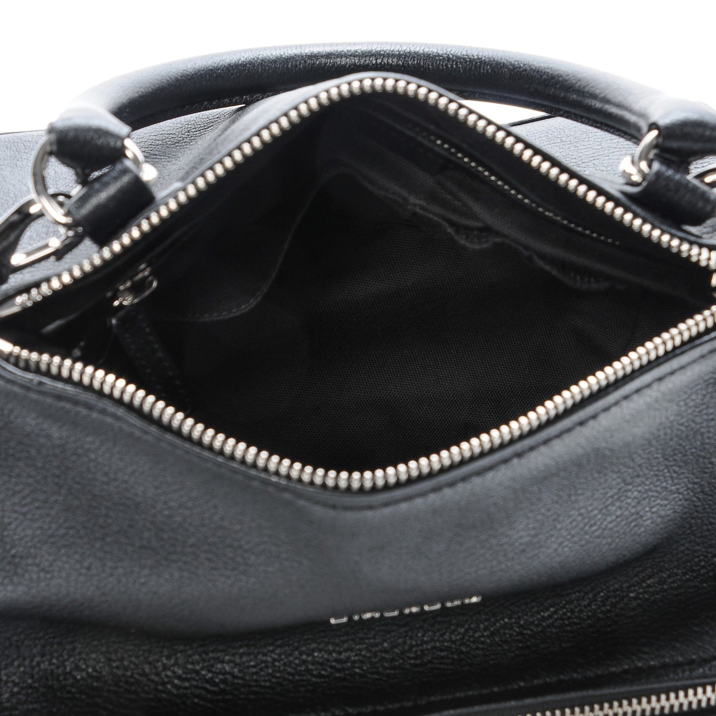 Sugar Goatskin Small Pandora Black
