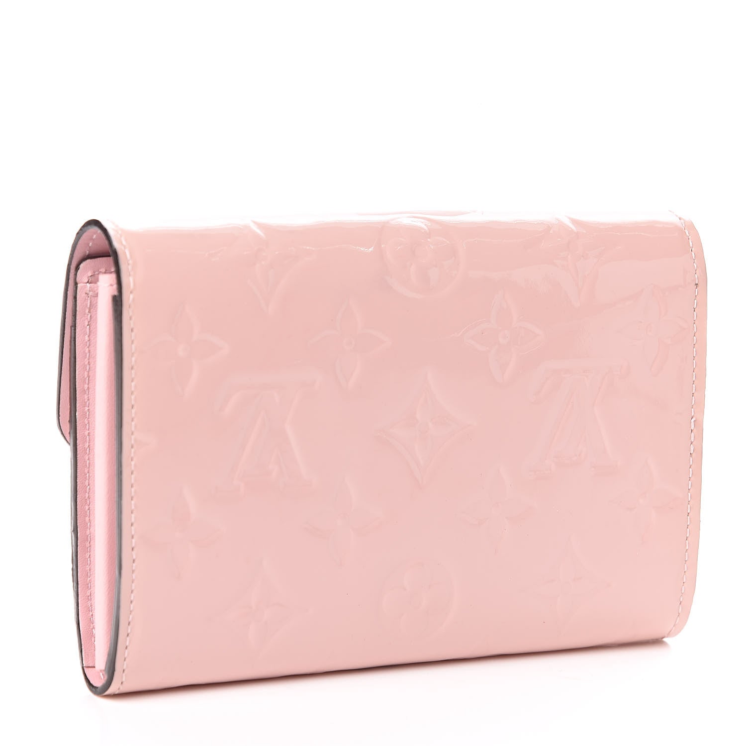 Louis Vuitton Vernis Sarah Compact Wallet Rose Ballerine 3 of 9