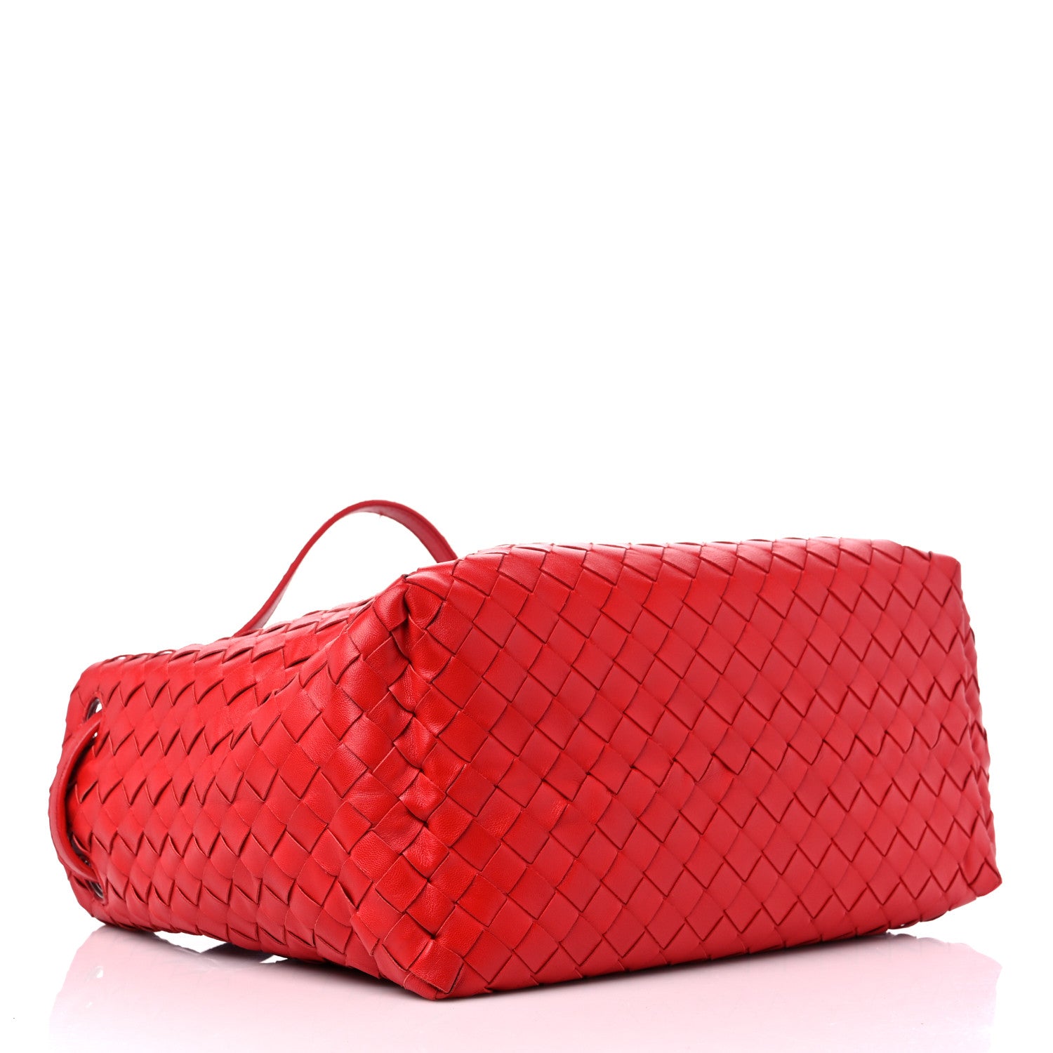 Bottega Veneta Nappa Intrecciato Garda Bag Red 3 of 9