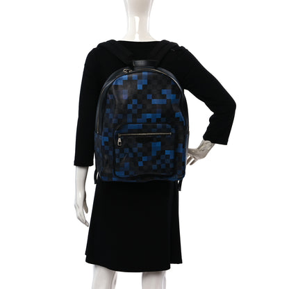 Louis Vuitton Damier Graphite Pixel Josh Backpack Blue 3 of 9