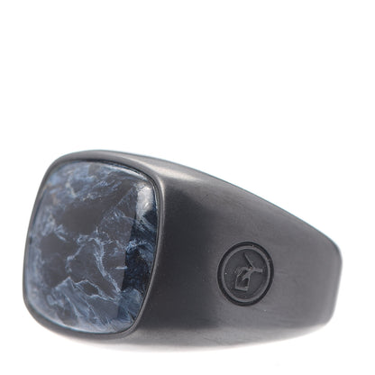 David Yurman Titanium Pietersite Signet Ring 71 13.25 3 of 5