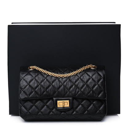 Chanel Aged Calfskin Quilted 2.55 Reissue 225 Flap Black 11 of 11