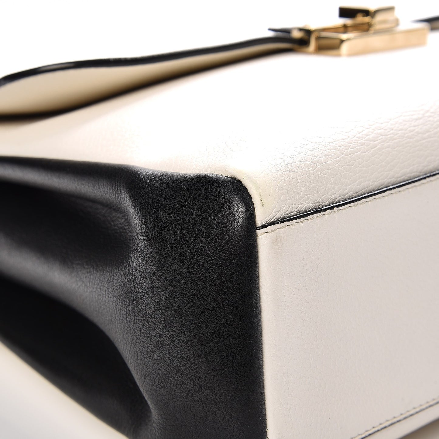 Calfskin Large Diorling Black Latte