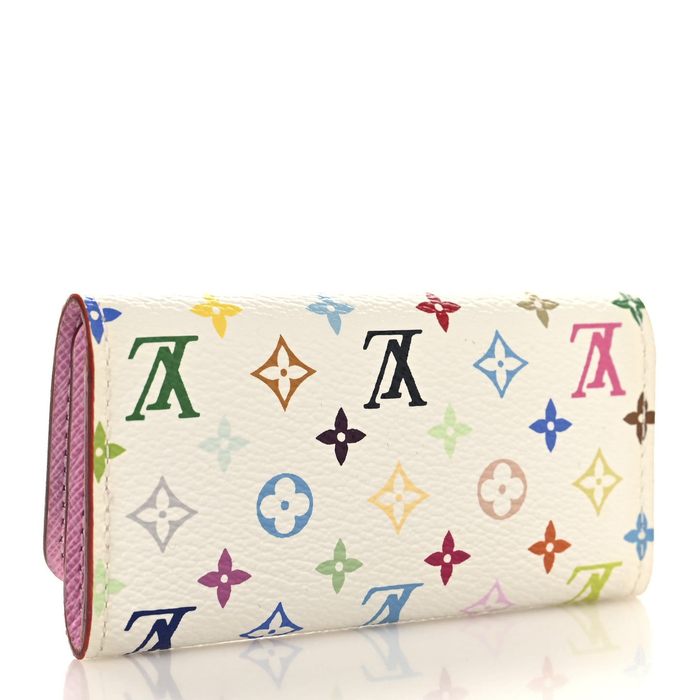 Monogram Multicolor Multicles 4 Key Holder White Litchi