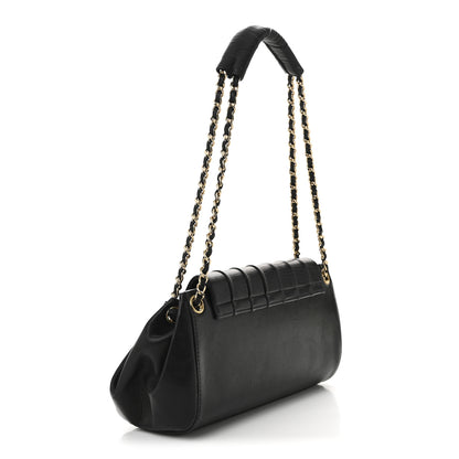 Chanel Lambskin Vertical Quilt Small Accordion Flap Black 3 of 11