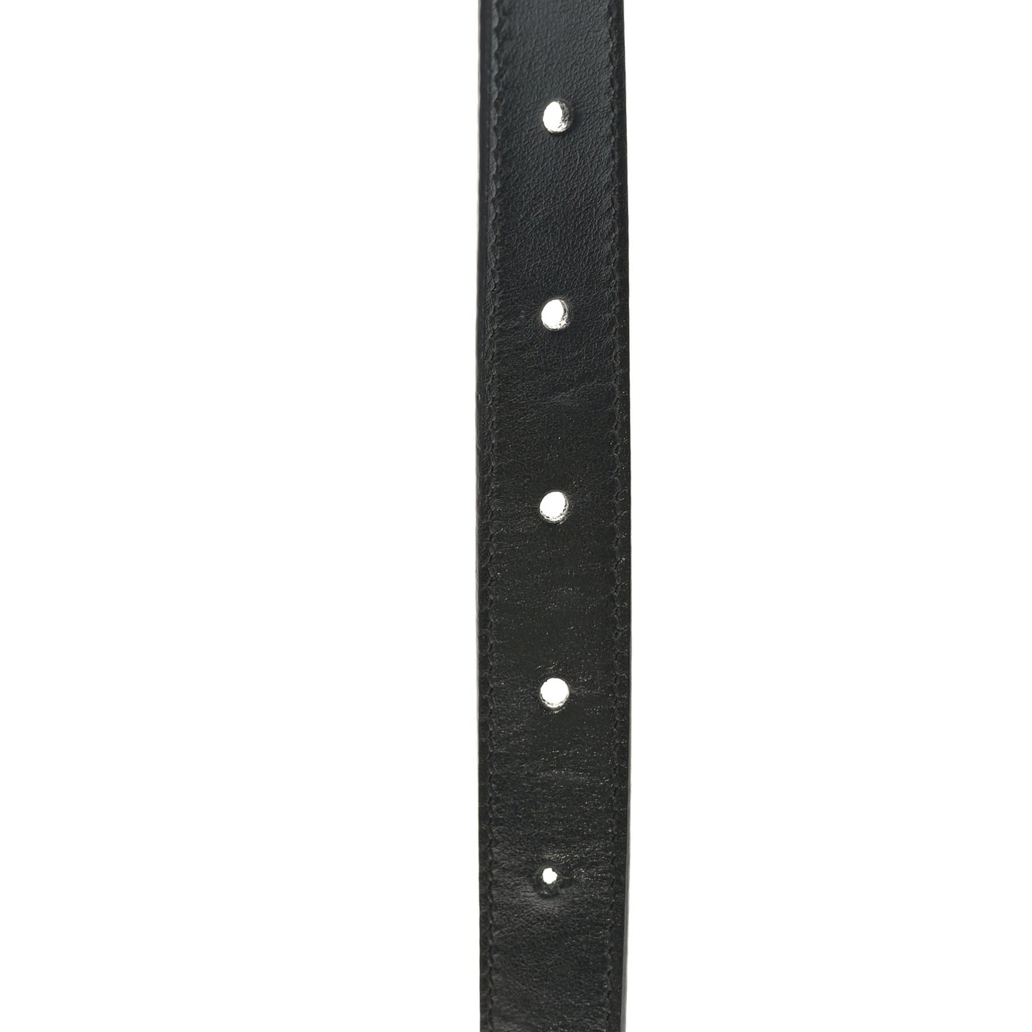 Plutone Calfskin Palladium Double G 20mm Belt 100 40 Black