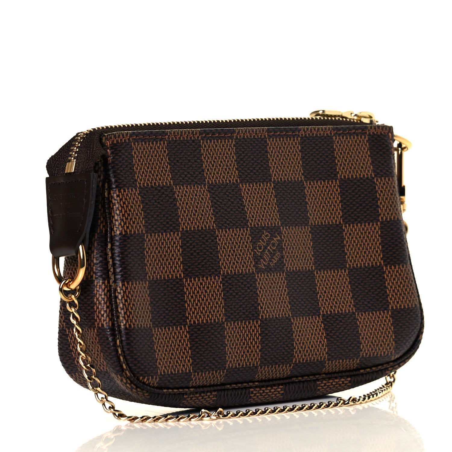 Louis Vuitton Damier Ebene Mini Pochette Accessories 4 of 13