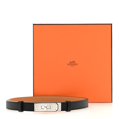 Hermes Epsom Kelly Belt Black 4 of 4