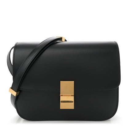 Celine Box Calfskin Medium Classic Box Flap Bag Black 1 of 13