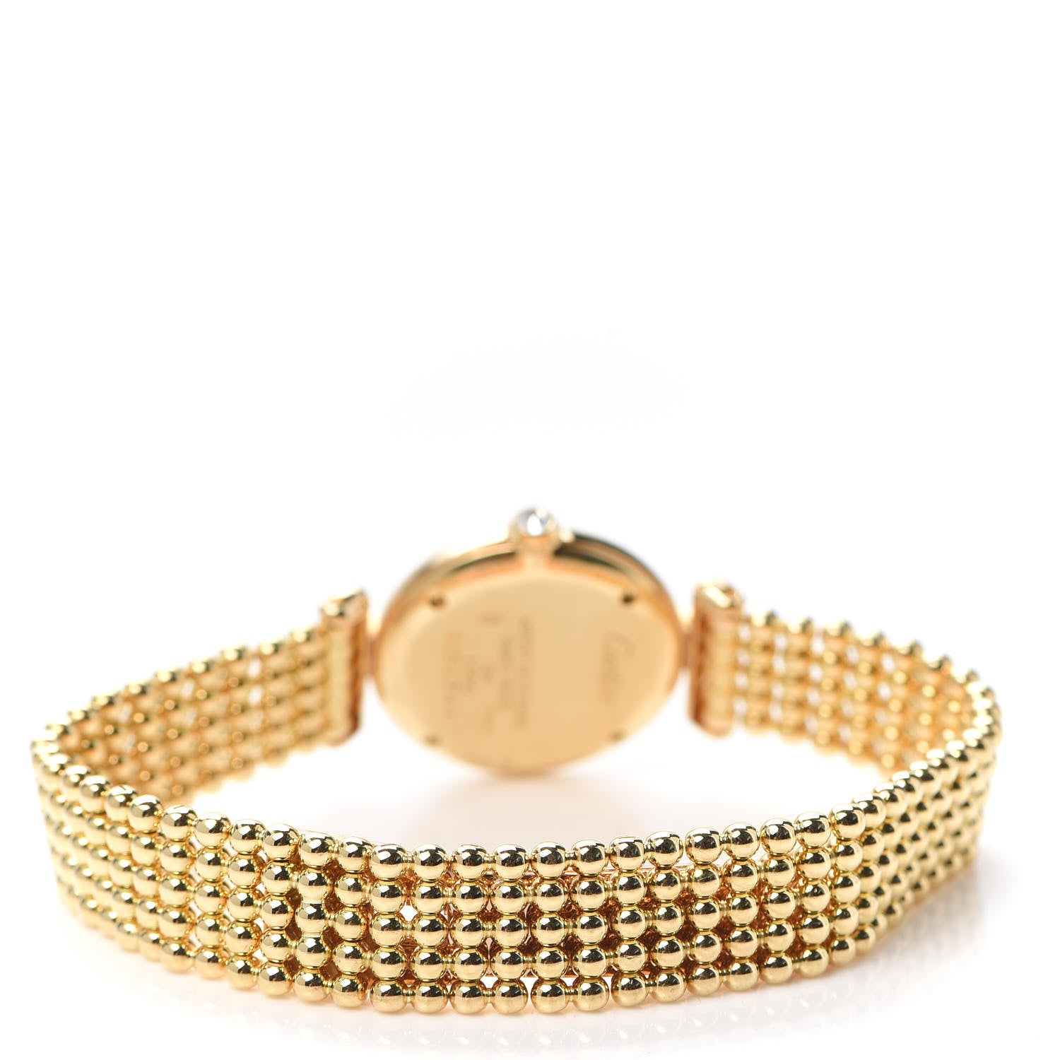 Cartier 18K Yellow Gold Diamond 24mm Colisee Quartz Watch 3 of 5