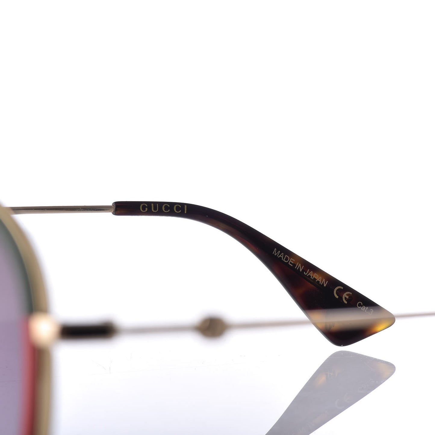 Web Aviator Sunglasses GG0062S Green Red