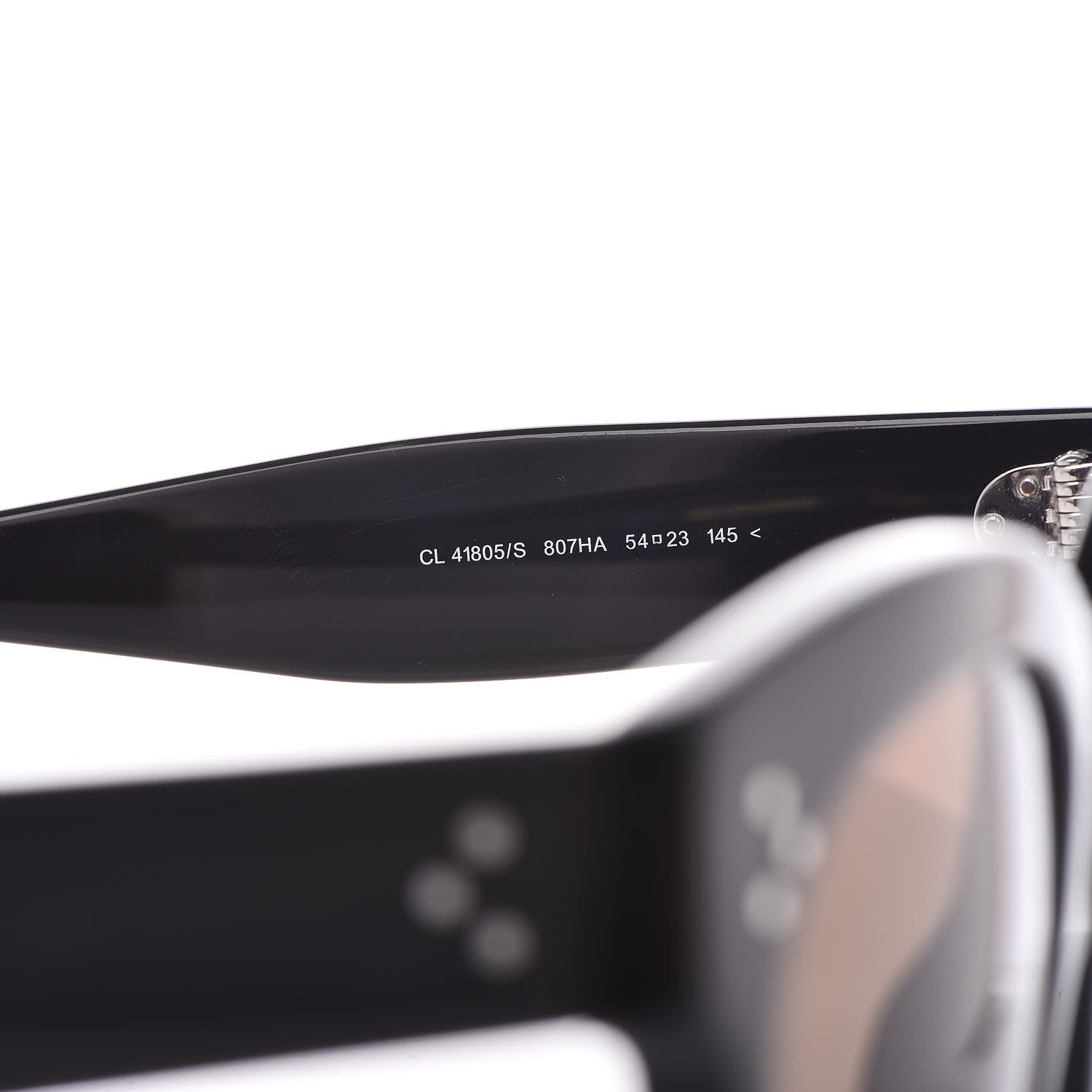 Celine New Audrey Sunglasses CL 41805/S Black 9 of 10