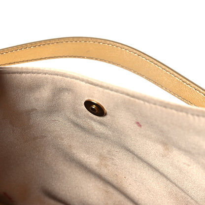 Prada Satin Crystal Cleo Adjustable Strap Shoulder Bag Platino 9 of 10