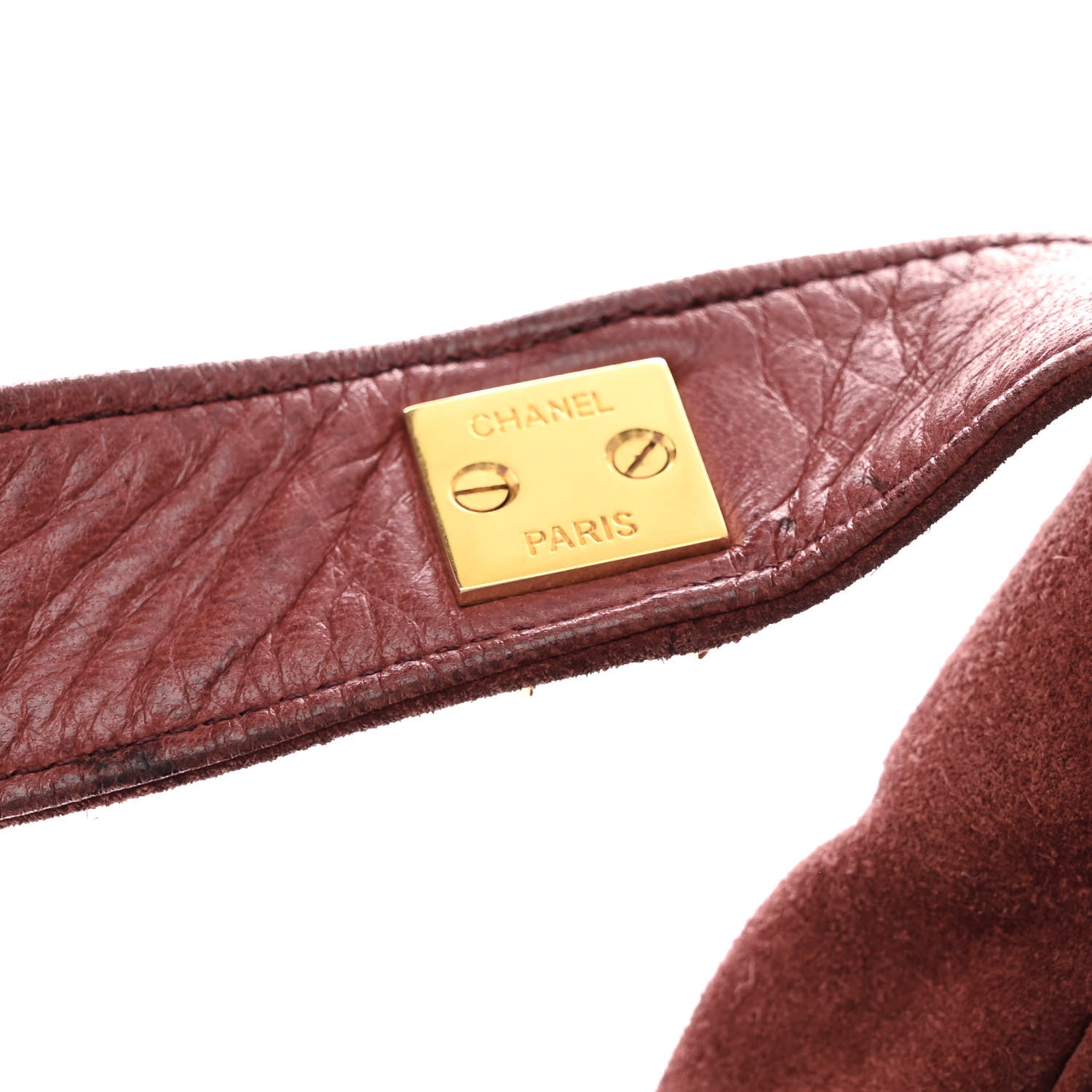 Chanel Suede Drawstring Bag Red 11 of 11