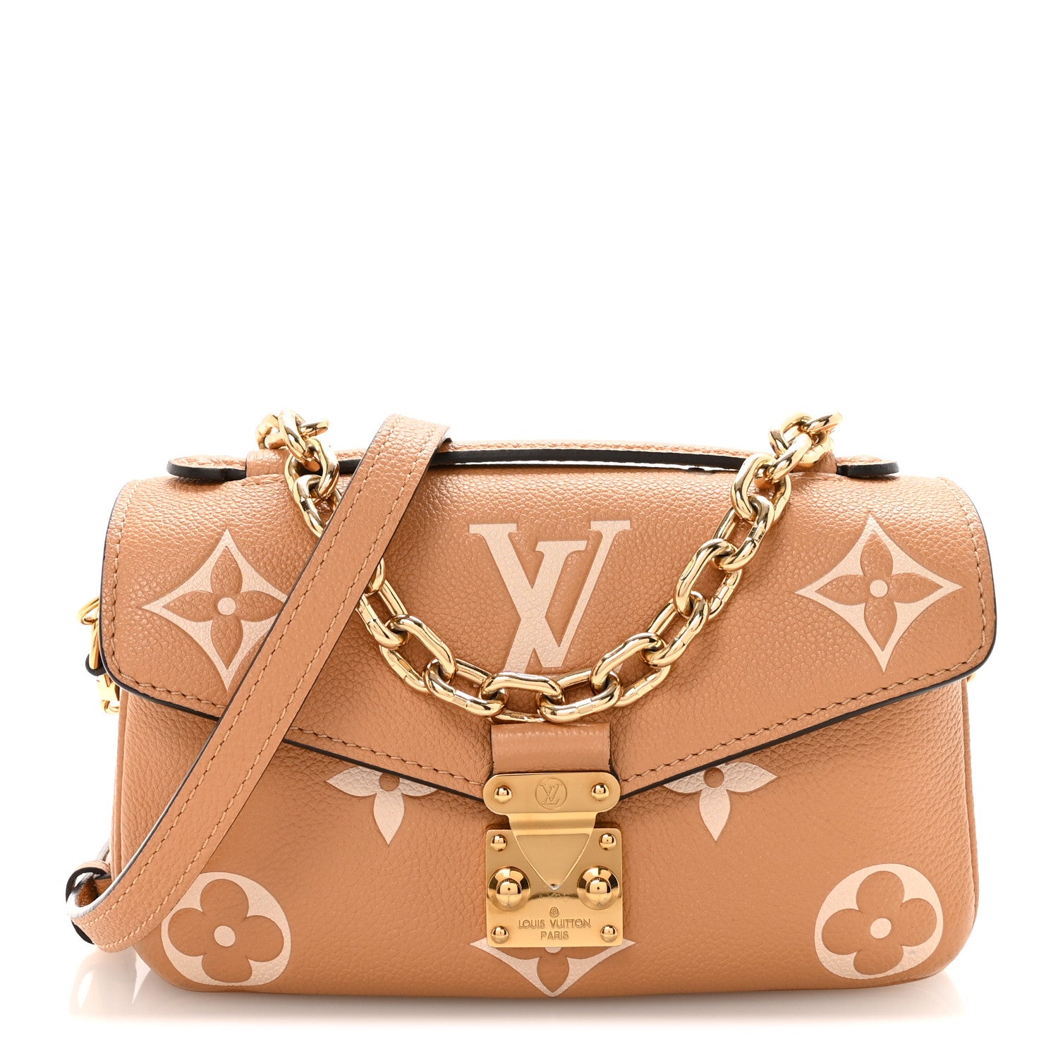 Louis Vuitton Empreinte Monogram Giant Pochette Metis East West Arizona Creme 1 of 9