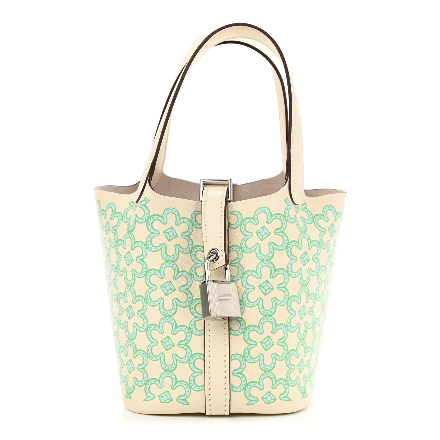 Hermes Swift Micro Lucky Daisy Picotin Lock Nata Vert 1 of 11