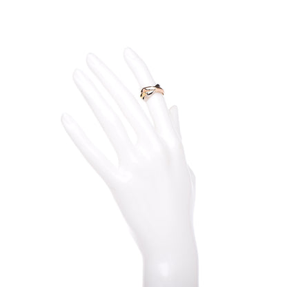 Cartier 18K Pink Yellow White Gold Classic Trinity Ring 48 4.5 2 of 5