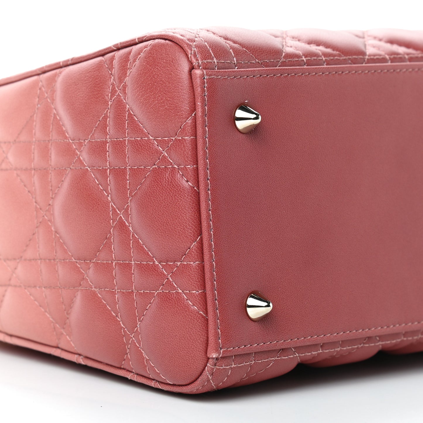 Lambskin Cannage Gradient Medium Lady Dior Pink