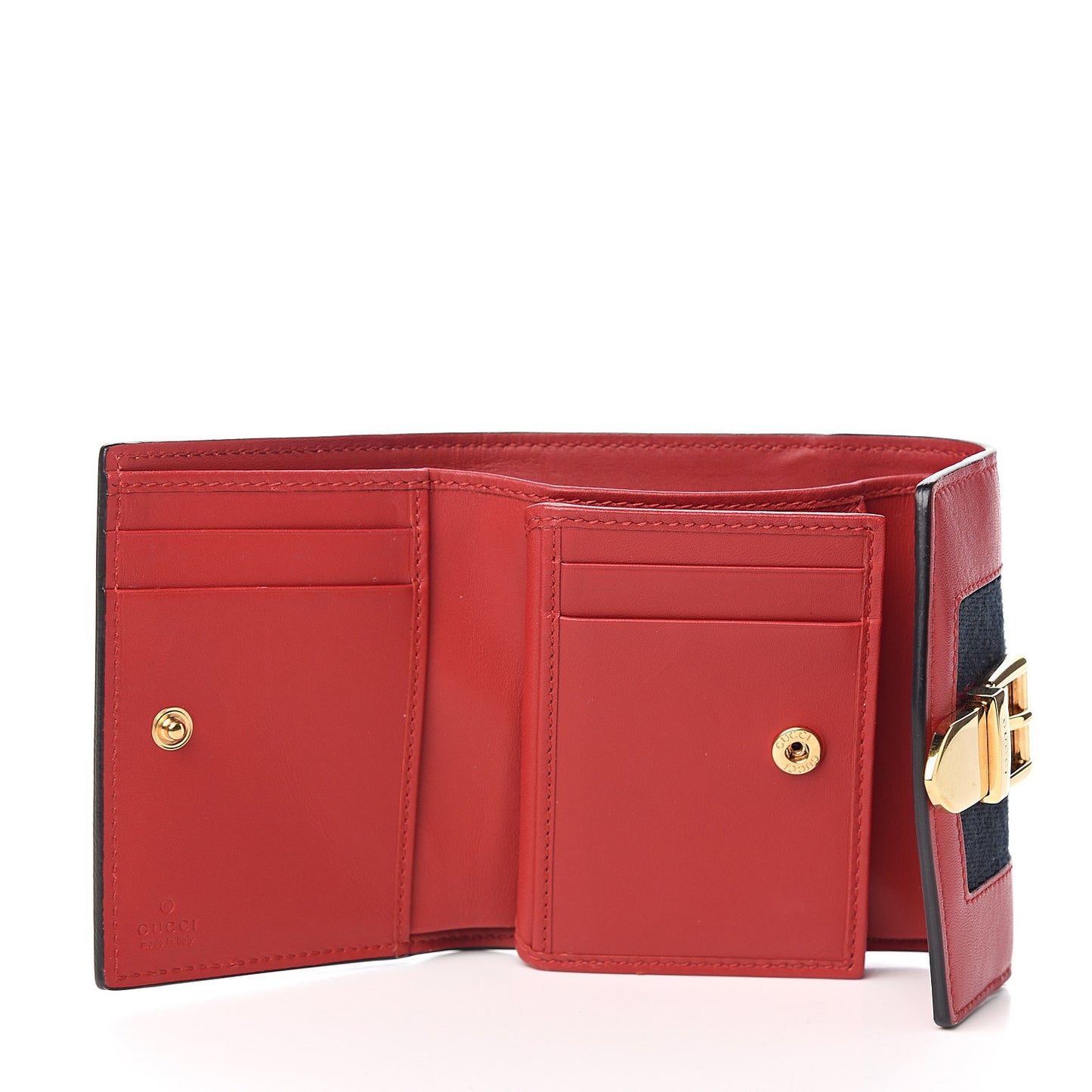 Calfskin Sylvie Wallet Hibiscus Red