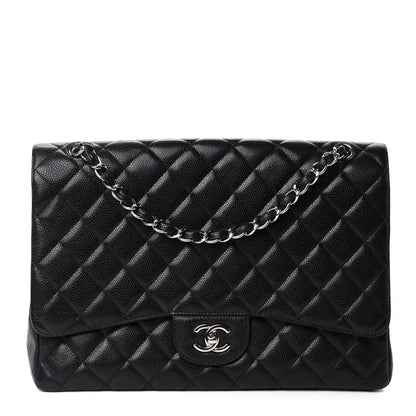 Chanel Caviar Quilted Maxi Single Flap Black 1 of 12