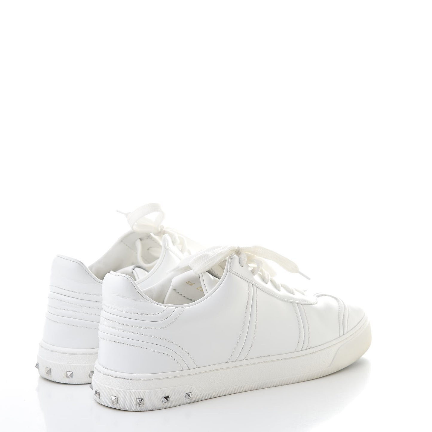 Calfskin Flycrew Sneakers 38 White