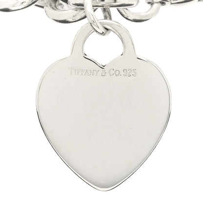 Tiffany Sterling Silver Heart Tag Charm Bracelet 4 of 4