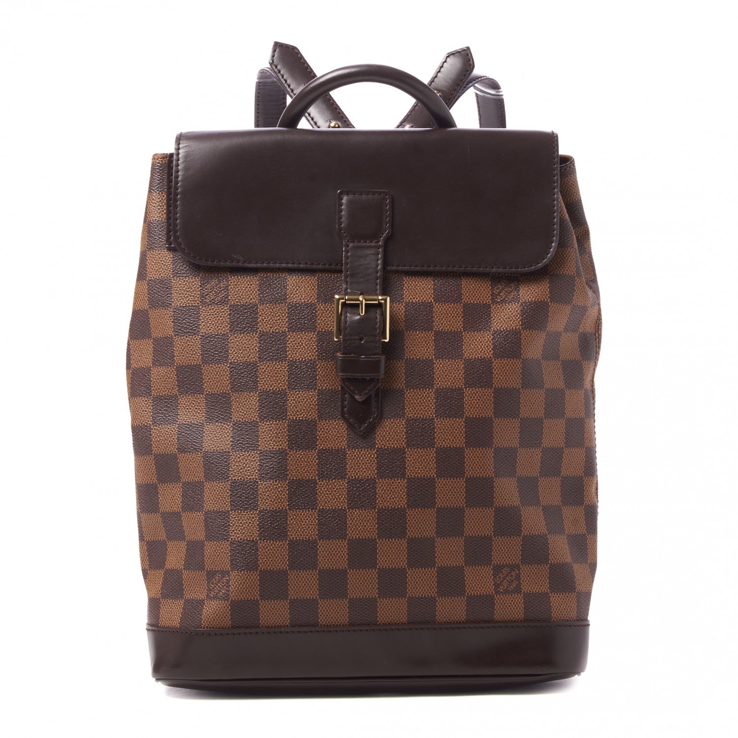 Louis Vuitton Damier Ebene Soho Backpack 1 of 9