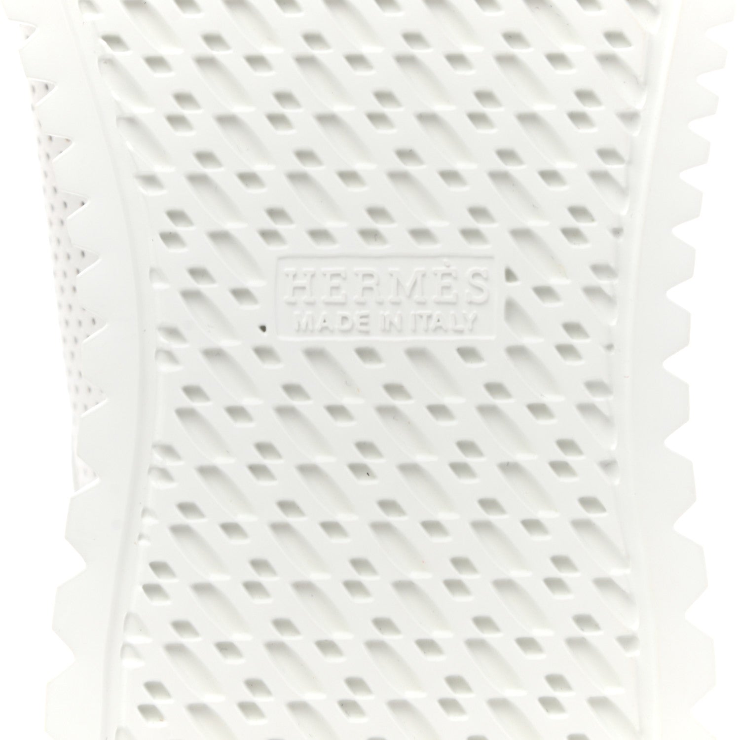 Hermes Perforated Calfskin Cross Sneakers 35.5 White 6 of 8
