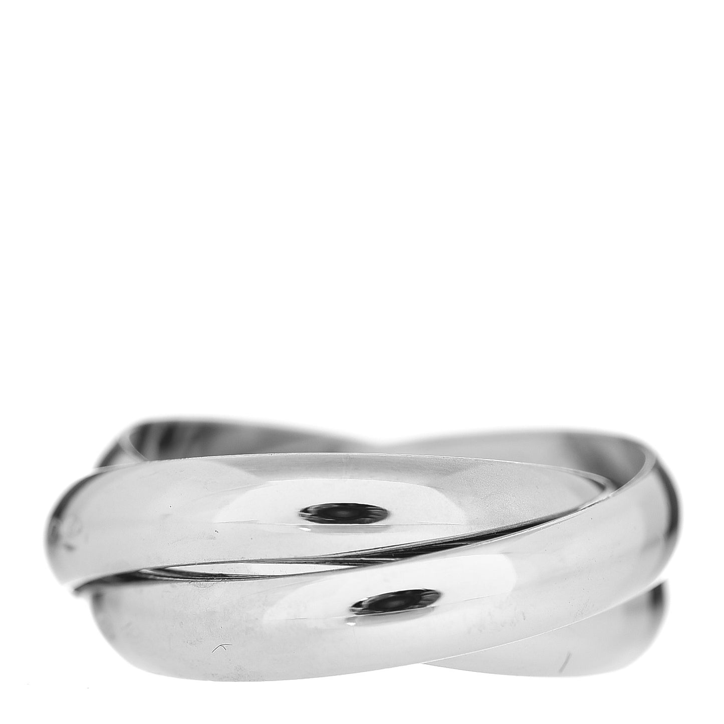 18K White Gold Classic Trinity Ring 51 5.75