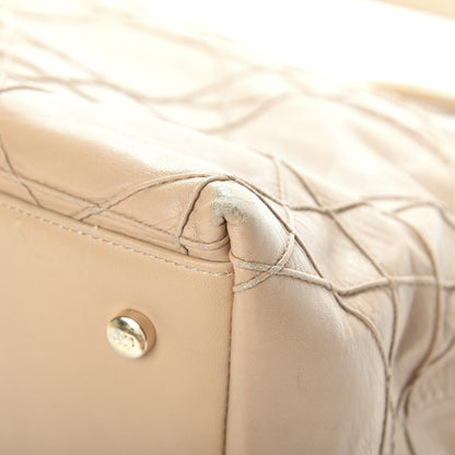 Christian Dior Lambskin Cannage Medium Granville Tote Beige 18 of 20