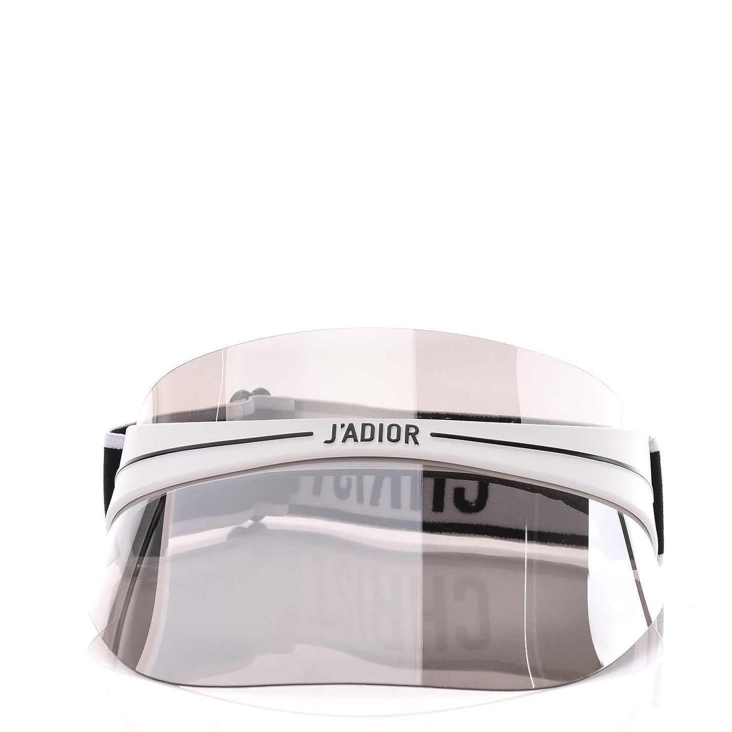 Mirrored DiorClub1 Sun Visor Silver