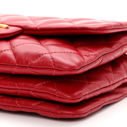 Chanel Lambskin Quilted Small Pillow Crush Flap Red 10 of 11