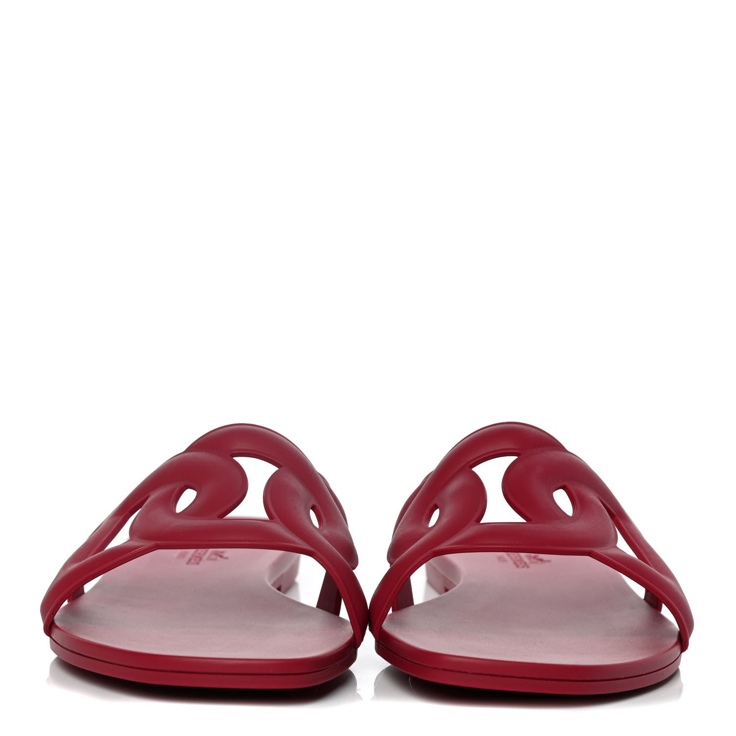 Hermes Rubber Aloha Sandals 39 Rose Baie 2 of 9
