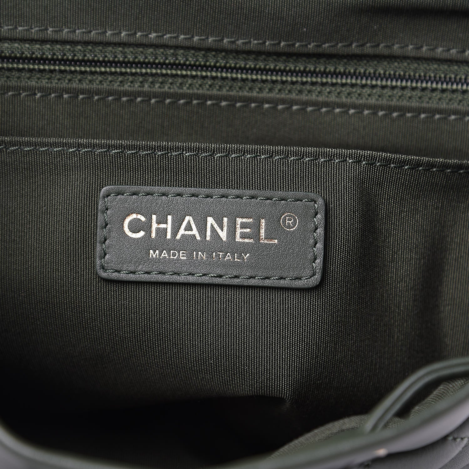 Chanel Lambskin Quilted Large Urban Spirit Backpack Dark Green 5 of 9