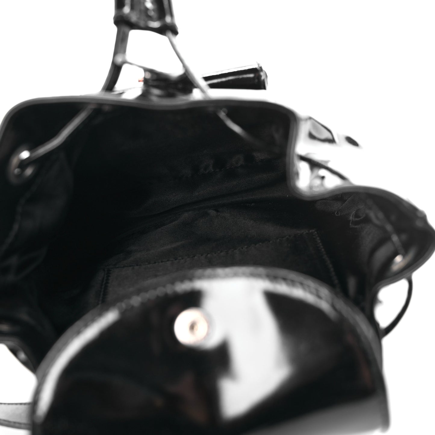 Patent Bamboo Mini Backpack Black