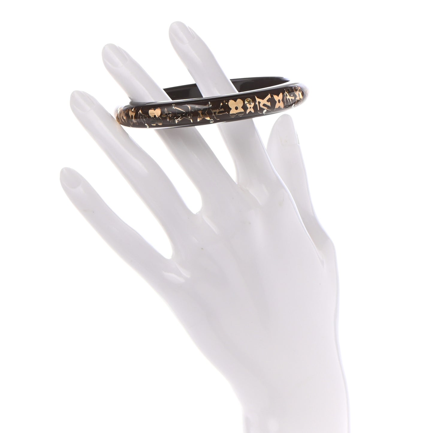 Resin Swarovski Inclusion Bracelet PM Marron