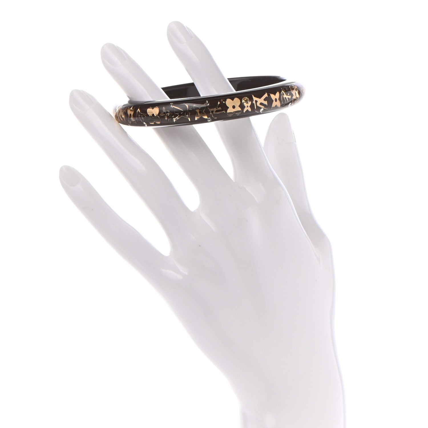 Louis Vuitton Resin Swarovski Inclusion Bracelet PM Marron 2 of 4
