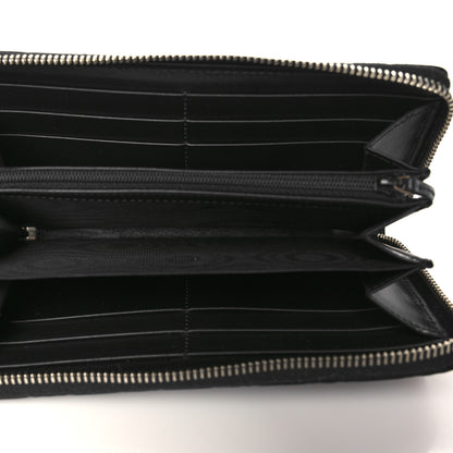 Gucci Guccissima Web Zip Around Wallet Black 5 of 7