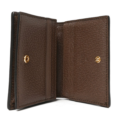 Gucci GG Supreme Monogram Web Ophidia Card Case Beige New Acero 5 of 7