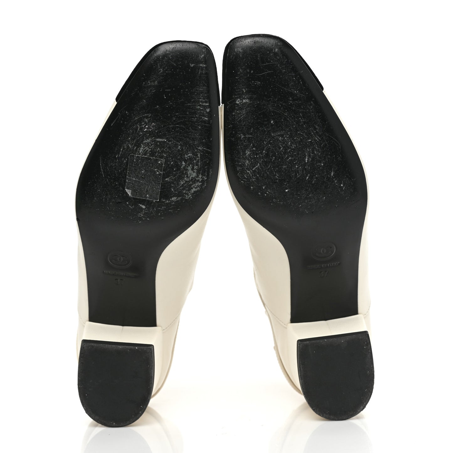 Lambskin Velvet Cap Toe Short Ankle Boots 37 White