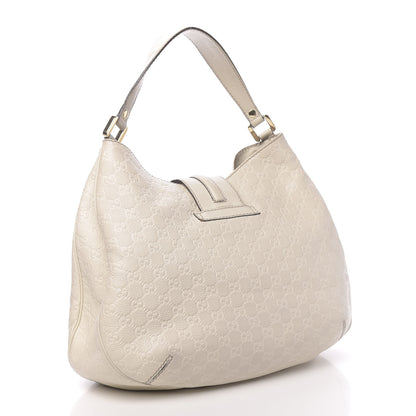 Gucci Guccissima Large New Ladies Web Hobo Off White 2 of 21