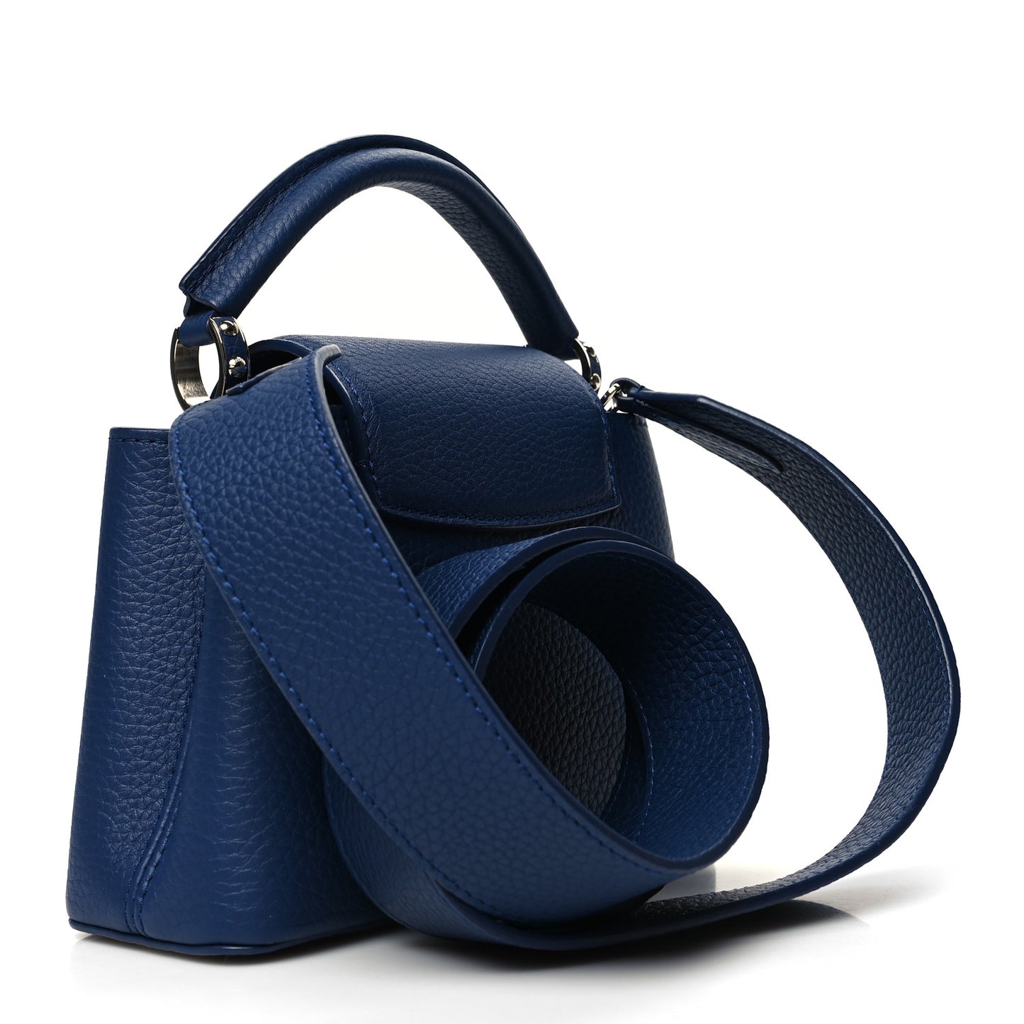 Taurillon Capucines Mini Blue