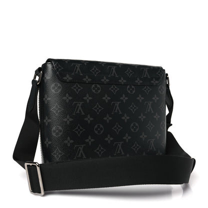 Louis Vuitton Monogram Eclipse District PM Black 3 of 8