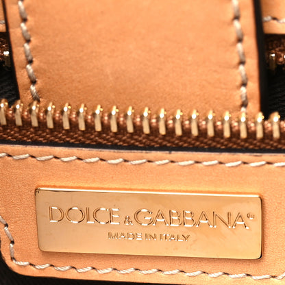 Dolce & Gabbana Dauphine Leopard Print Medium Miss Sicily Satchel Naturale Tan 6 of 8
