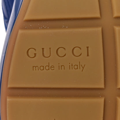 Gucci X MLB Calfskin NY Yankees Mens Rhyton Sneakers 8 Electric Blue 7 of 10