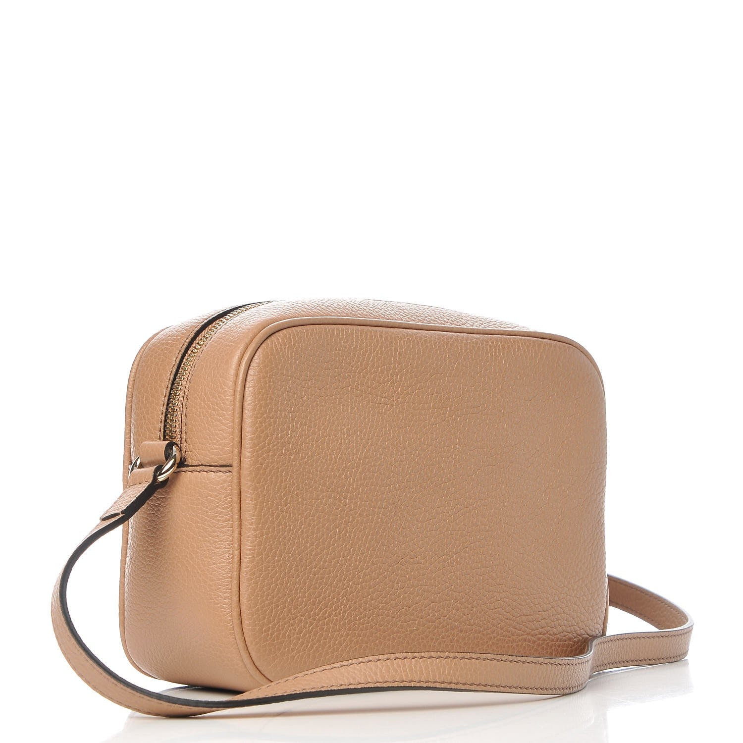 Gucci Pebbled Calfskin Small Soho Disco Bag Camelia 3 of 8