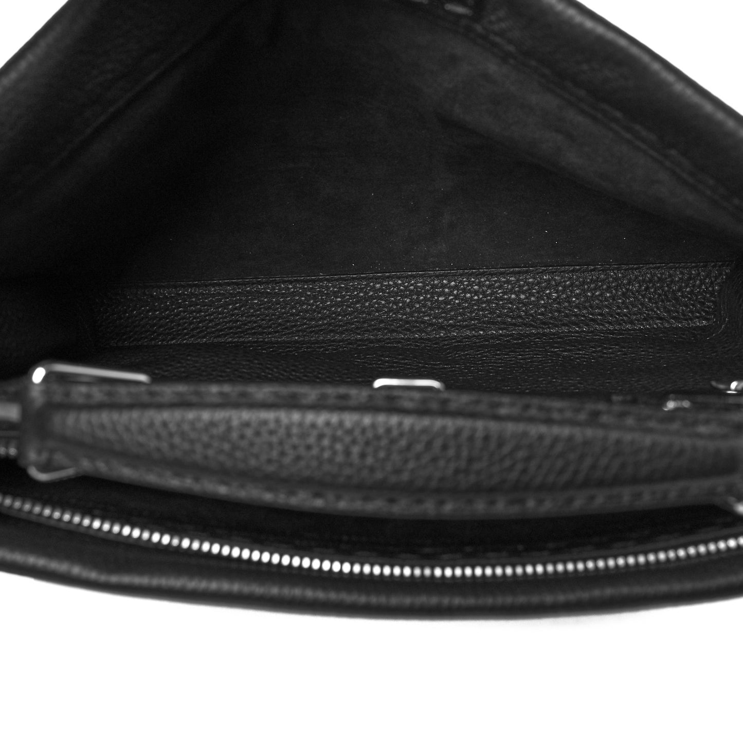 Cuoio Romano Selleria Monster Eyes Large Peekaboo Iconic Fit Satchel Black