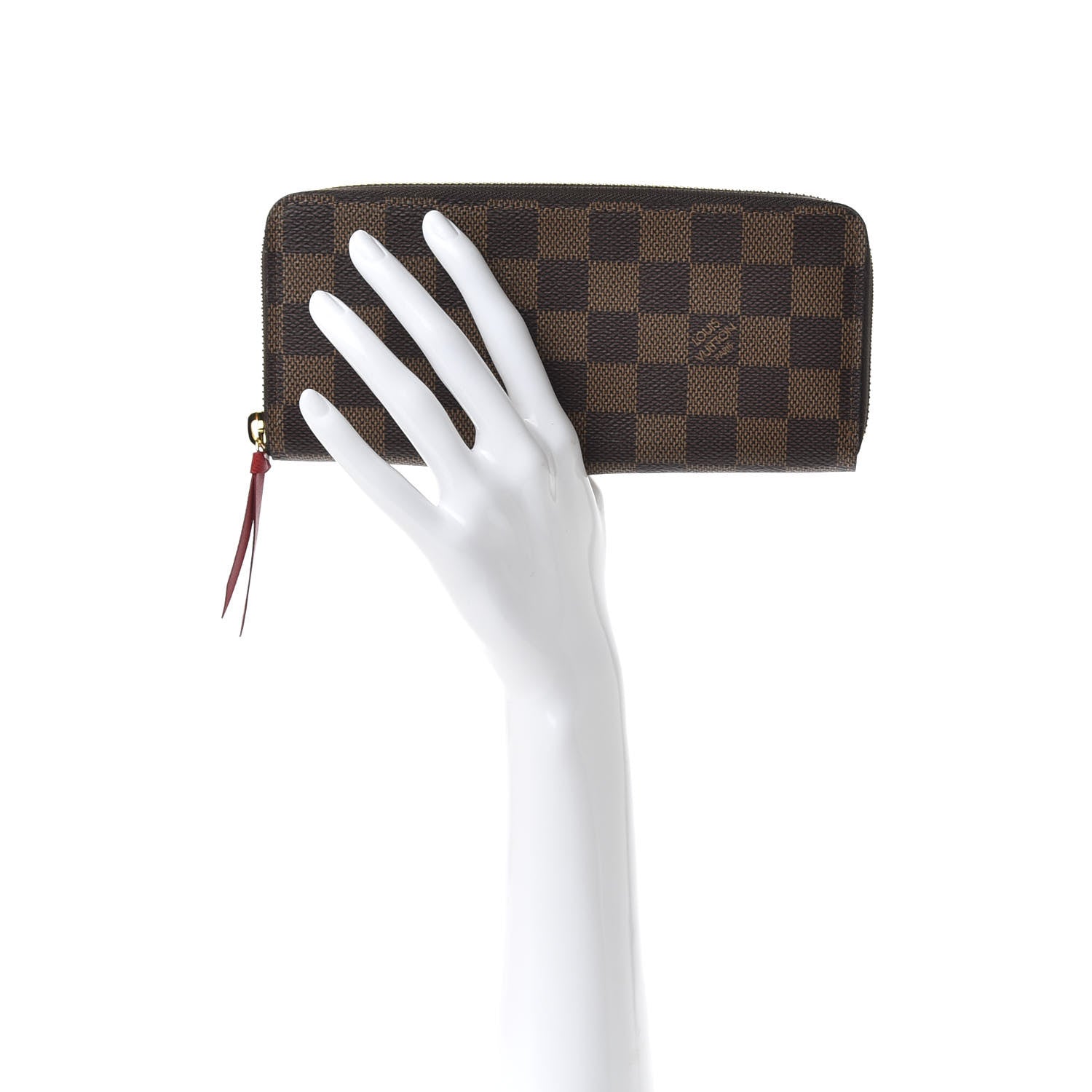 Louis Vuitton Damier Ebene Clemence Wallet 2 of 8